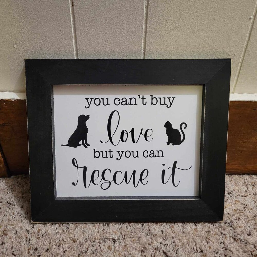 Rescue Pets Sign